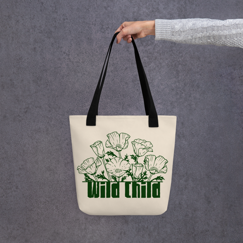 Wild Child Neutral Tote Bag