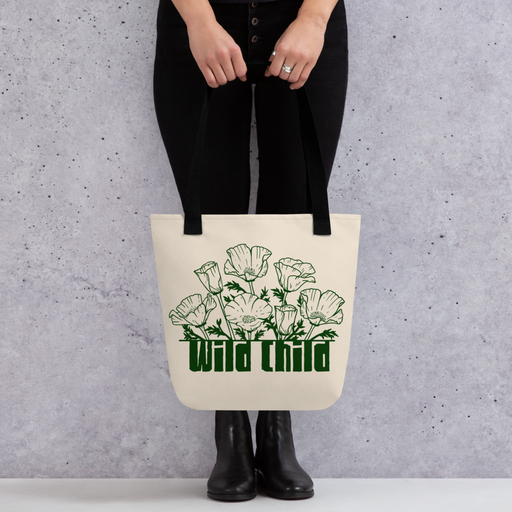 Wild Child Neutral Tote Bag