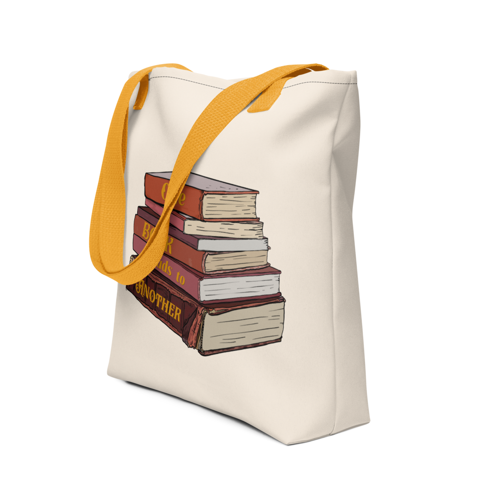 One Book Leads to Another Tote