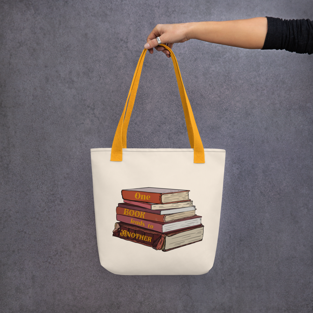 One Book Leads to Another Tote